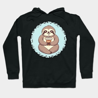 A happy-go-lucky sloth with a content smile Hoodie